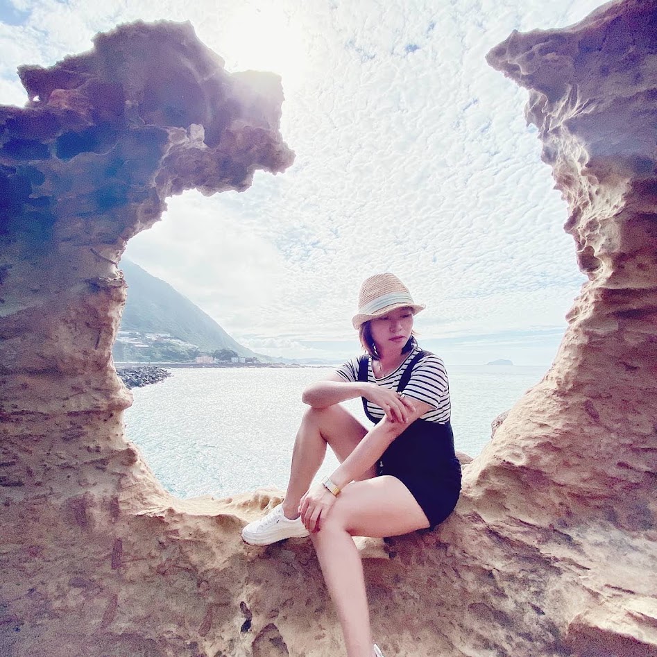 Anita 在海蝕岩邊的旅行照片